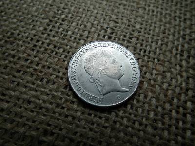 V. Ferdinánd ezüst 20 krajcár 1848 B , Körmöcbánya 