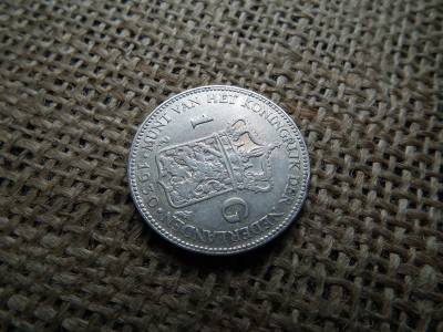 Hollandia , ezüst 1 gulden 1930