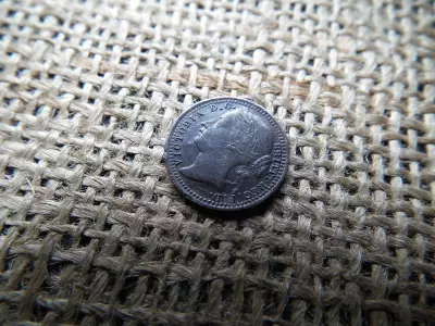 Málta , 1/3 farthing 1878 , gyönyörű 