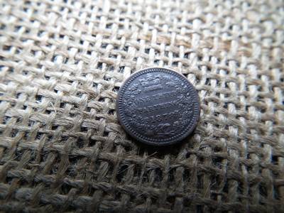 Málta , 1/3 farthing 1878 , gyönyörű 