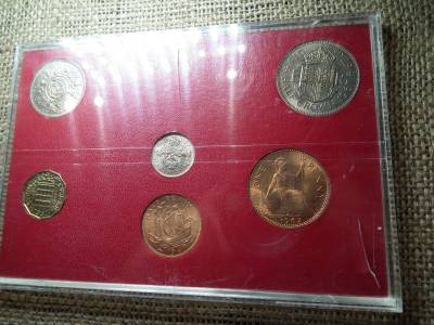Anglia tokos forgalmi sor 1967 , Penny és pence , shilling , crown ! UNC 