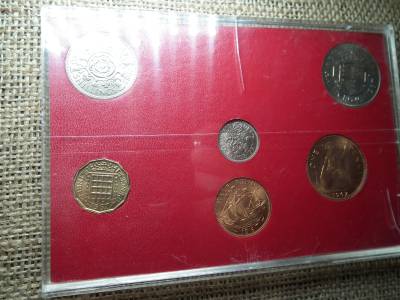 Anglia tokos forgalmi sor 1967 , Penny és pence , shilling , crown ! UNC 