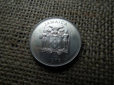 Jamaica 25 cent 1976 , cents , verdefényes  
