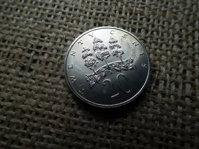 Jamaica 20 cent 1975 , cents , verdefényes  