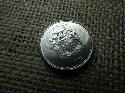 Jamaica 20 cent 1975 , cents , verdefényes  