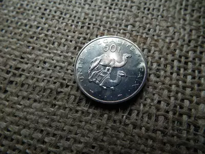 Dzsibuti 50 frank 1986 , francs , verdefényes  