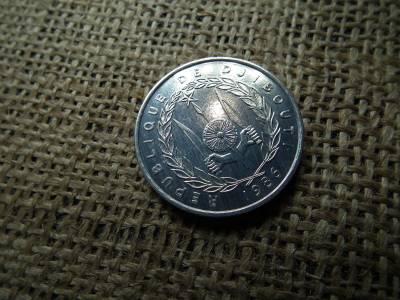 Dzsibuti 5 frank 1986 , francs , verdefényes  