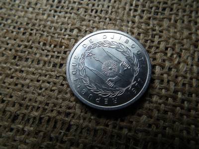 Dzsibuti 2 frank 1977 , francs , verdefényes  