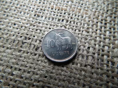 Lesotho 10 Lisente 1979 , verdefényes 