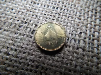 Lesotho 1 sente 1979  , verdefényes 