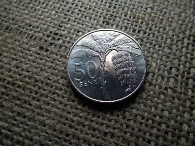 Szamoa 50 sene 1974 , verdefényes ,  Tanumafili II