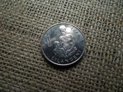 Szváziföld 1 Lilangeni 1979 , verdefényes  - Sobhuza II 