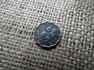 Szváziföld 2 cents 1979 , cent , verdefényes  - Sobhuza II 
