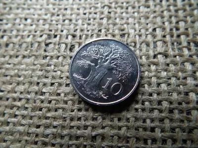 Zimbabwe 10 cent 1980 , cents , verdefényes 