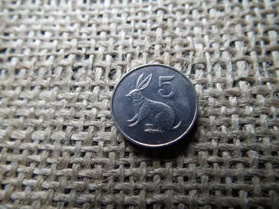 Zimbabwe 5 cent 1980 , cents , verdefényes 