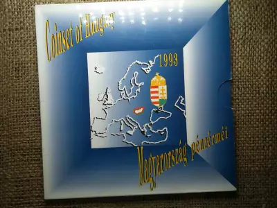 Dísztokos forgalmi sor 1993 BU , Forint és fillér , lapozós 
