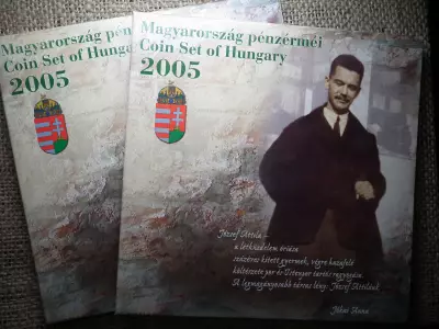 Dísztokos forgalmi sor 2005 PP , József Attila 10 forint    , Forint , ár / sor 