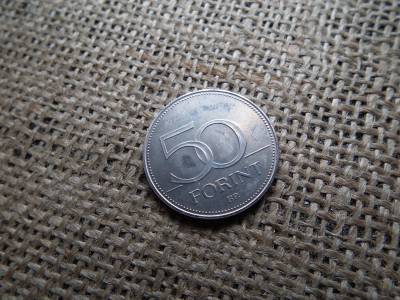 50 forint 1999 BU , idegen anyag benyomódás , verdehibás 