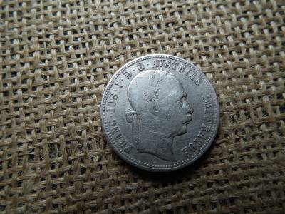Ezüst 1 florin 1876 , ritkább évszám 