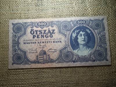 500 pengő 1945  , hibás N 