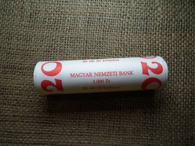 Magyarország 20 forint Tisztelet a hősöknek 2020 UNC 50 darabos MNB-s rolni