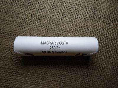5 forint 2021 75 éves a forint emlék kiadás rolni " N " betűvel UNC