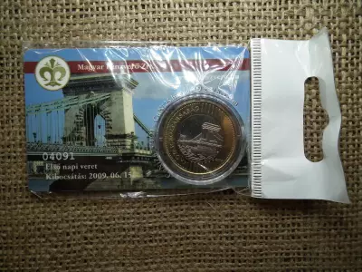200 forint 2009 - Első napi veret bontatlan díszcsomagolásban - UNC