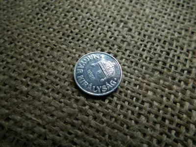 1 fillér 1938 , ezüstözött 