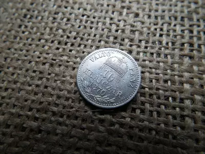 Ezüst 10 krajcár 1870 KB , VP
