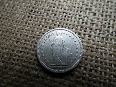 Svájc , ezüst 1 frank 1913 B , franc