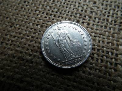 Svájc , ezüst 1 frank 1952 B , franc