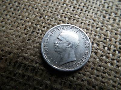 Olaszország , ezüst 5 líra 1926 , lire , 	Vittorio Emanuele