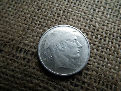 Belgium , ezüst 20 frank 1950 