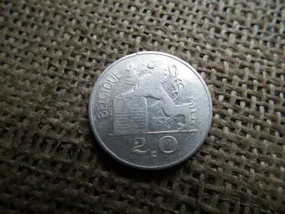 Belgium , ezüst 20 frank 1950 