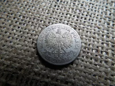 Lengyelország , ezüst 2 zloty 1933 