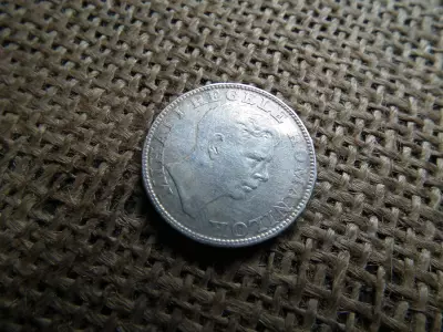 Románia , ezüst 200 lei 1942 