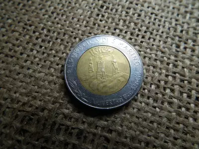 San Marino 500 lira 1982 , lire , líra , Az éhség elleni küzdelem; FAO