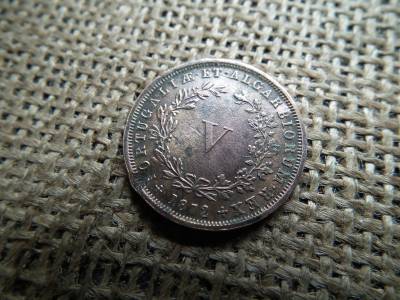 Angola , 5 reis 1872 , V réis , I. Lajos 