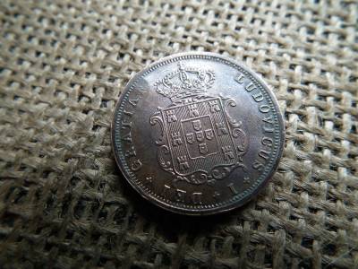 Angola , 5 reis 1872 , V réis , I. Lajos 