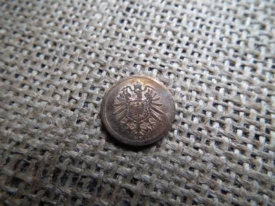 Birodalmi 1 pfennig 1885 J  , ritkább