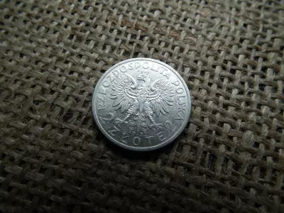Lengyelország , ezüst  2 zloty 1932 , Zlotys Polonia 
