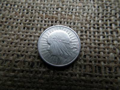 Lengyelország , ezüst  2 zloty 1934 , Zlotys Polonia 