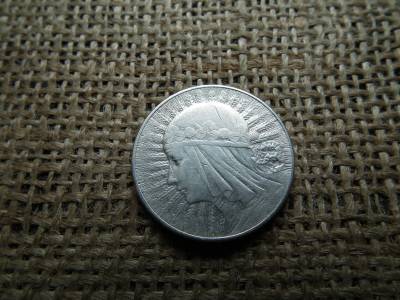 Lengyelország , ezüst  5 zloty 1934 , Zlotys Polonia 