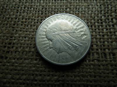 Lengyelország , ezüst  10 zloty 1932 , Zlotys Polonia 