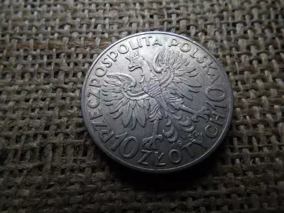 Lengyelország , ezüst  10 zloty 1932 , Zlotys Polonia 