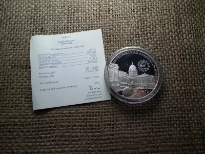 Ezüst 2000 forint 1997 PP + certi 