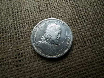 Ezüst 5 pengő 1938 ,  Szent István
