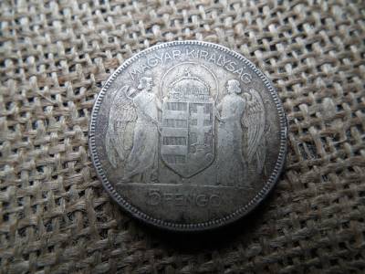 Ezüst 5 pengő 1930 , Horthy 