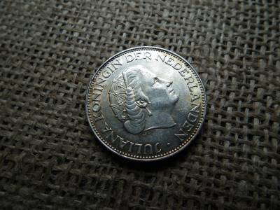 Hollandia , ezüst 2 1/2 gulden 1959
