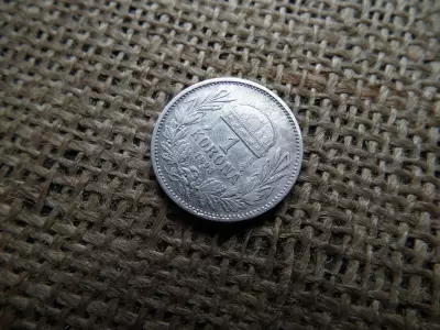 Ezüst 1 korona 1893 KB 